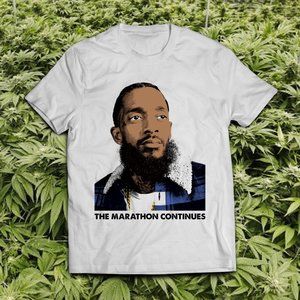 Nipsey Hussle Tribute Rest In Peace The Marathon Tee